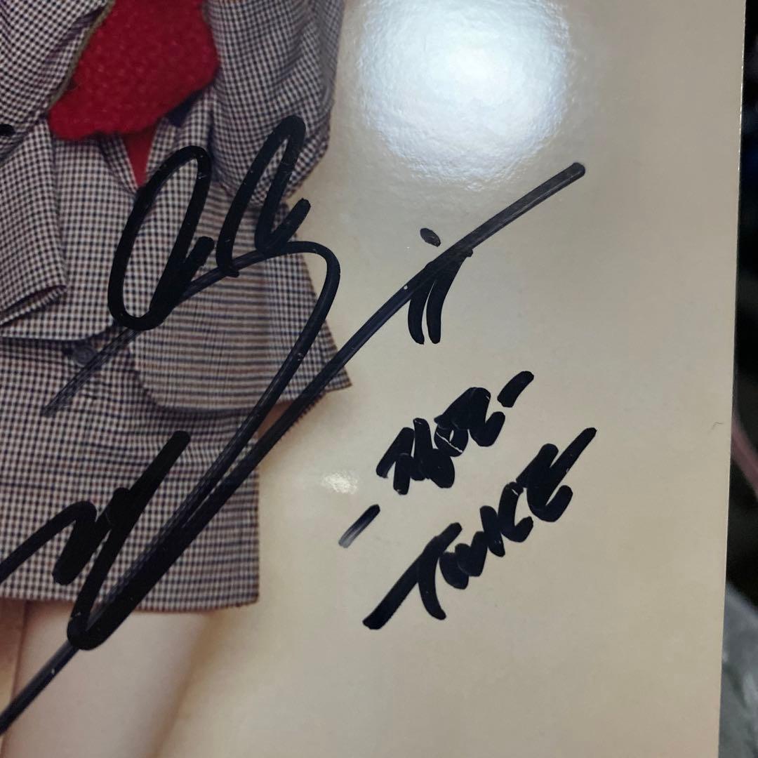 難あり！　TWICE サイン　直筆　A4サイズ　写真