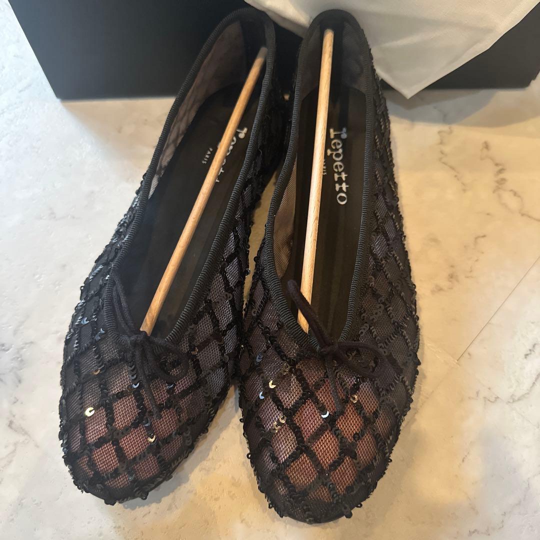 repetto Lilouh Ballerinas 35 ブラック レペット