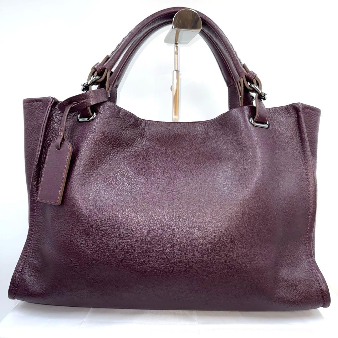 ✨美品✨ 土屋鞄 クラルテ アークキャリートート ショルダーバッグ ボルドー