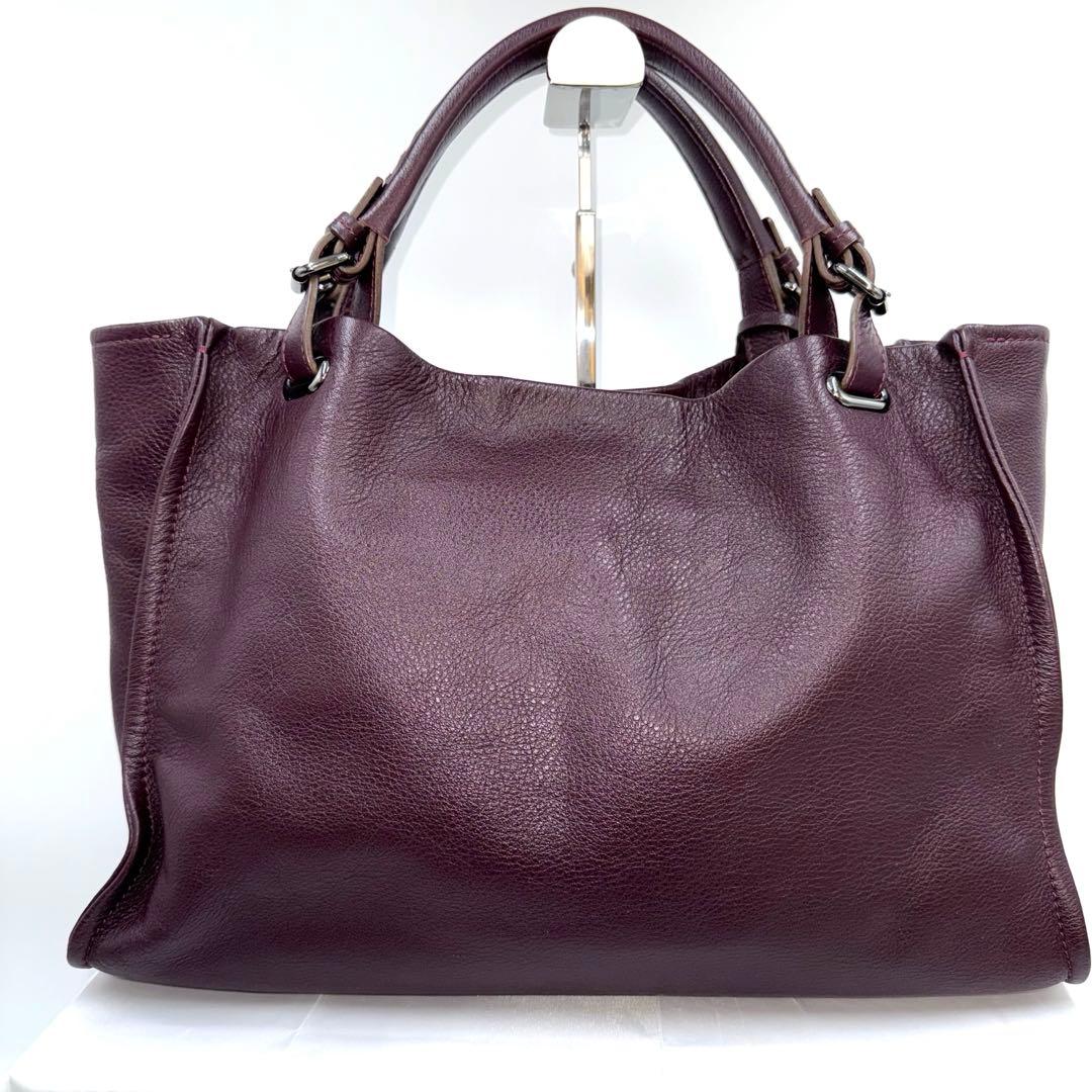 ✨美品✨ 土屋鞄 クラルテ アークキャリートート ショルダーバッグ ボルドー