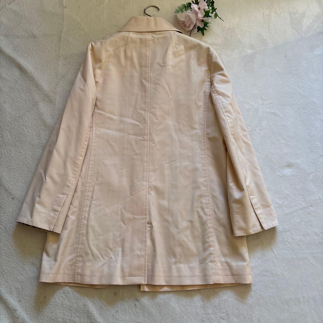 人気✨バーバリー　ノバチェック トレンチコート ライナー付　ピンクベージュ