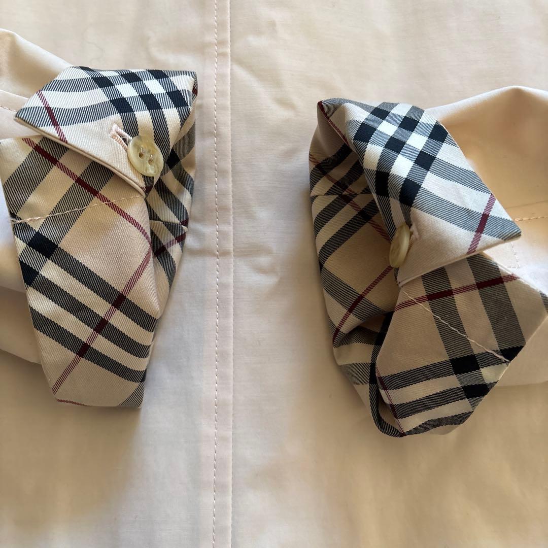 人気✨バーバリー　ノバチェック トレンチコート ライナー付　ピンクベージュ