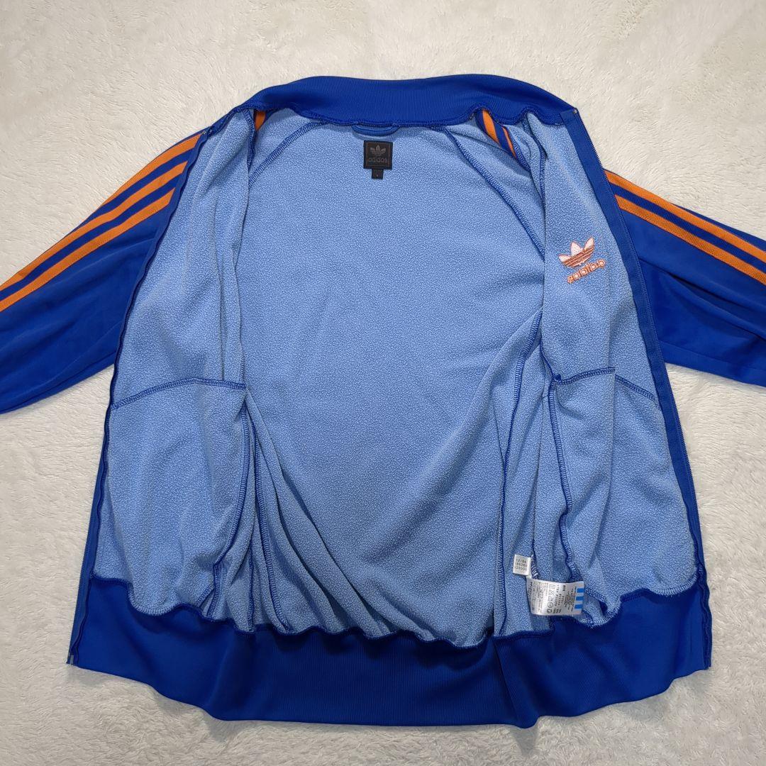 ✨Y2K！L✨adidas ATP トラックジャケット ブルー 刺繍トレフォイル