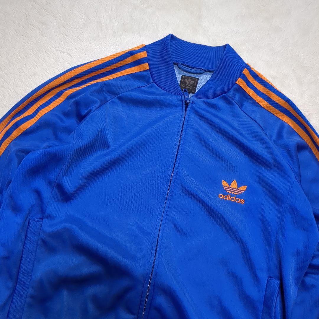 ✨Y2K！L✨adidas ATP トラックジャケット ブルー 刺繍トレフォイル