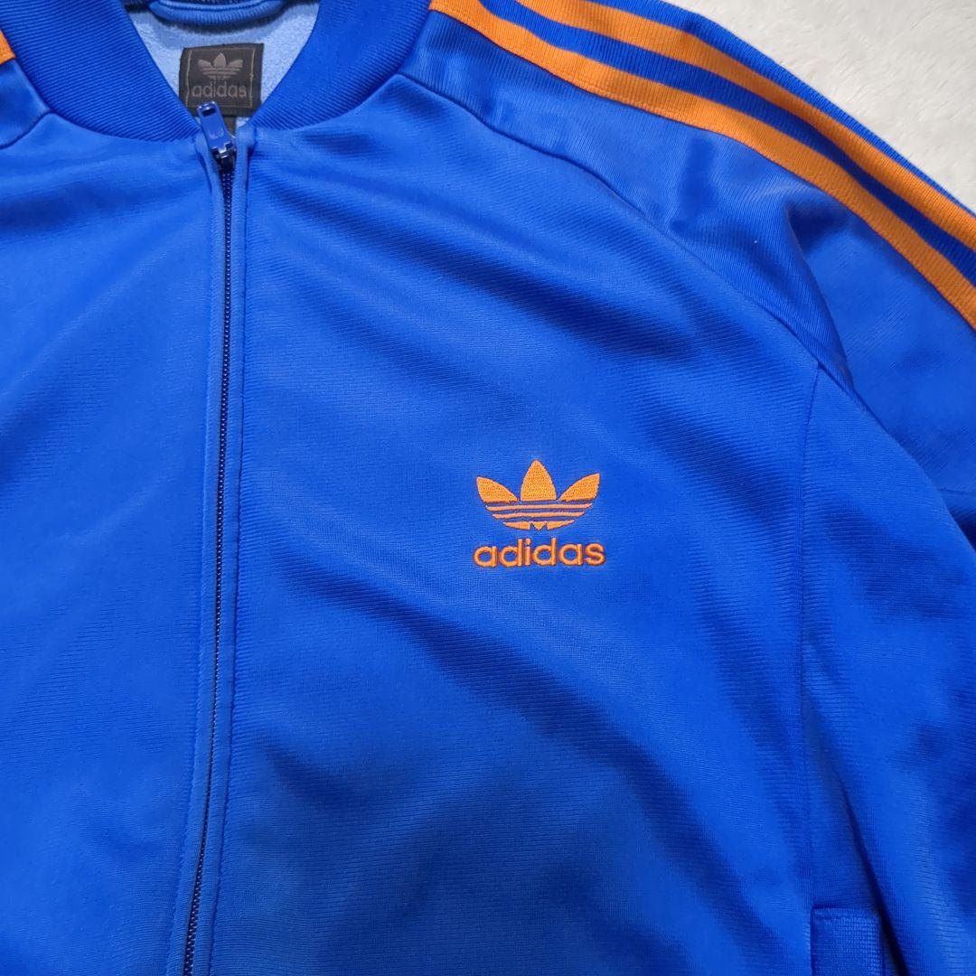 ✨Y2K！L✨adidas ATP トラックジャケット ブルー 刺繍トレフォイル