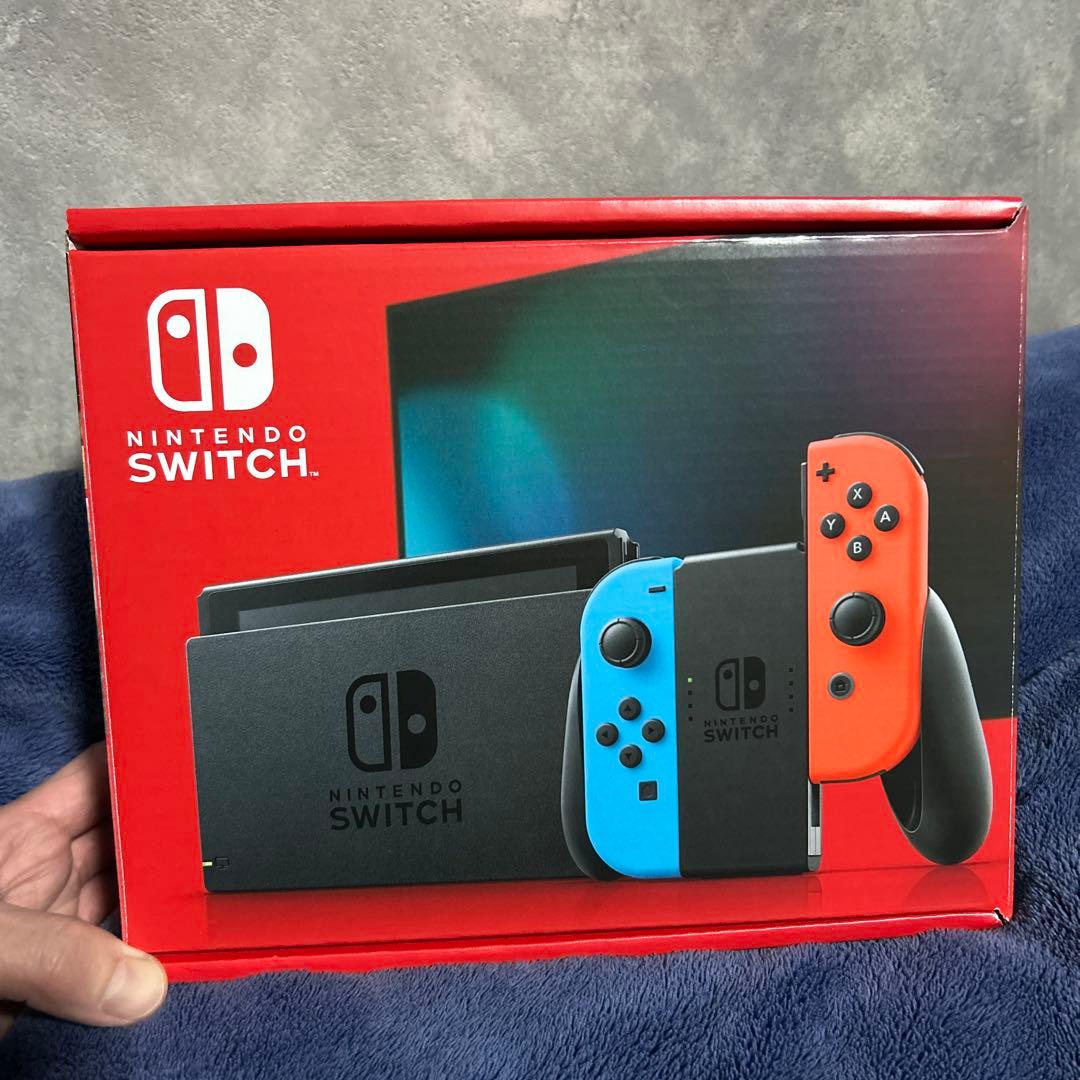 Nintendo Switch本体/ネオンブルー/青赤/ニンテンドースイッチ美品