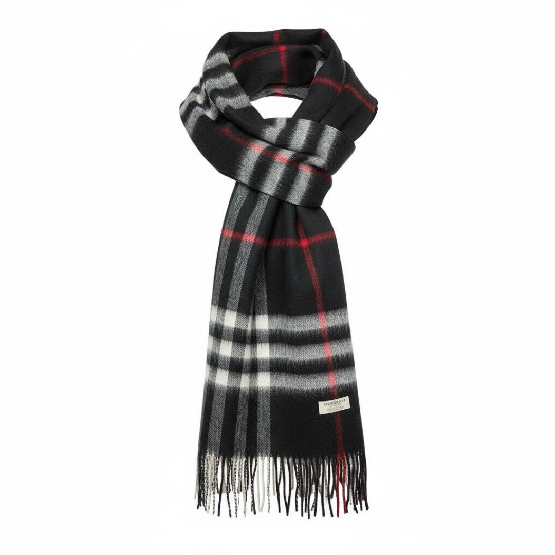 BURBERRY カシミヤ チェックマフラー