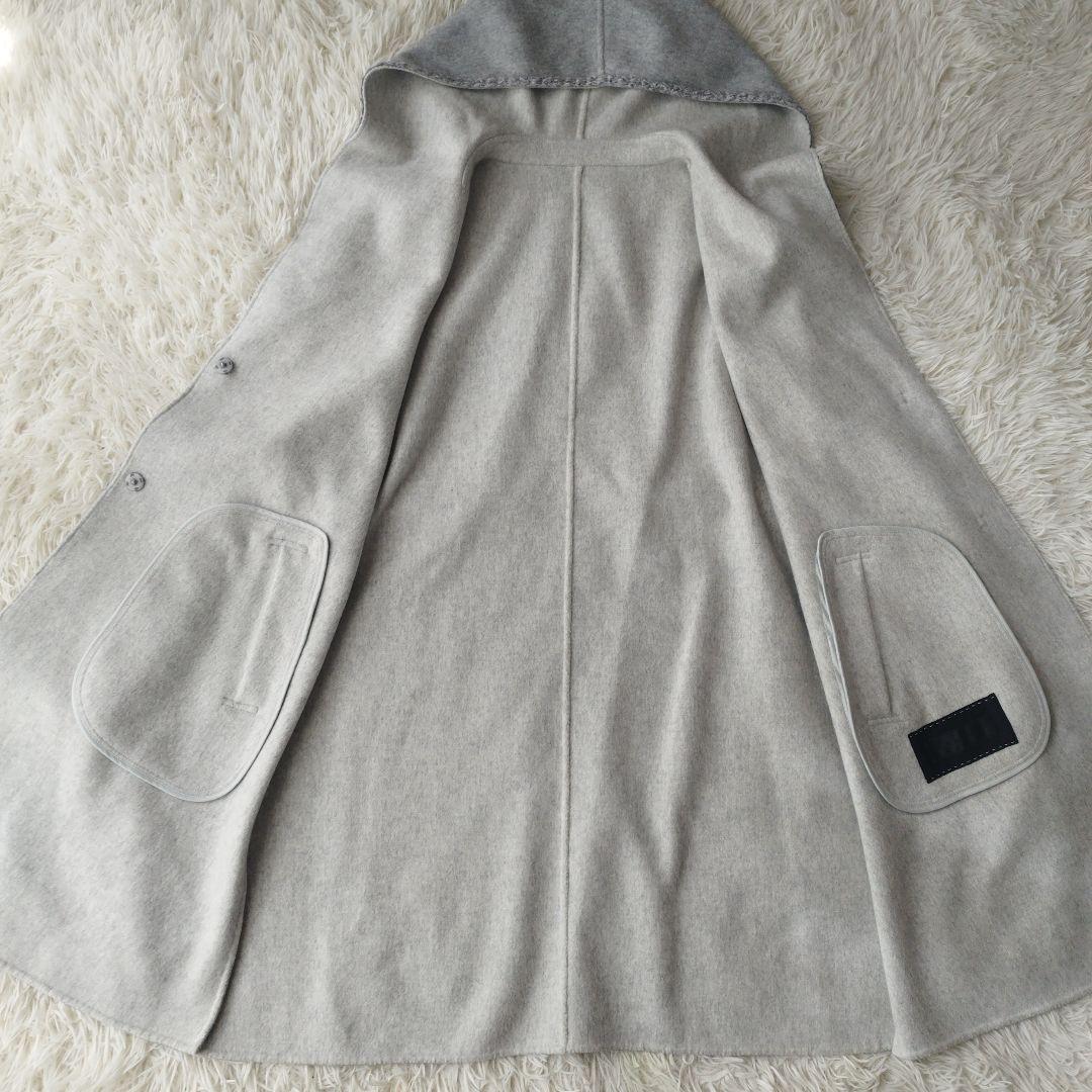 希少XL♡極美品✨トゥービーシック ウールリバーライトコート 上質 グレー 42