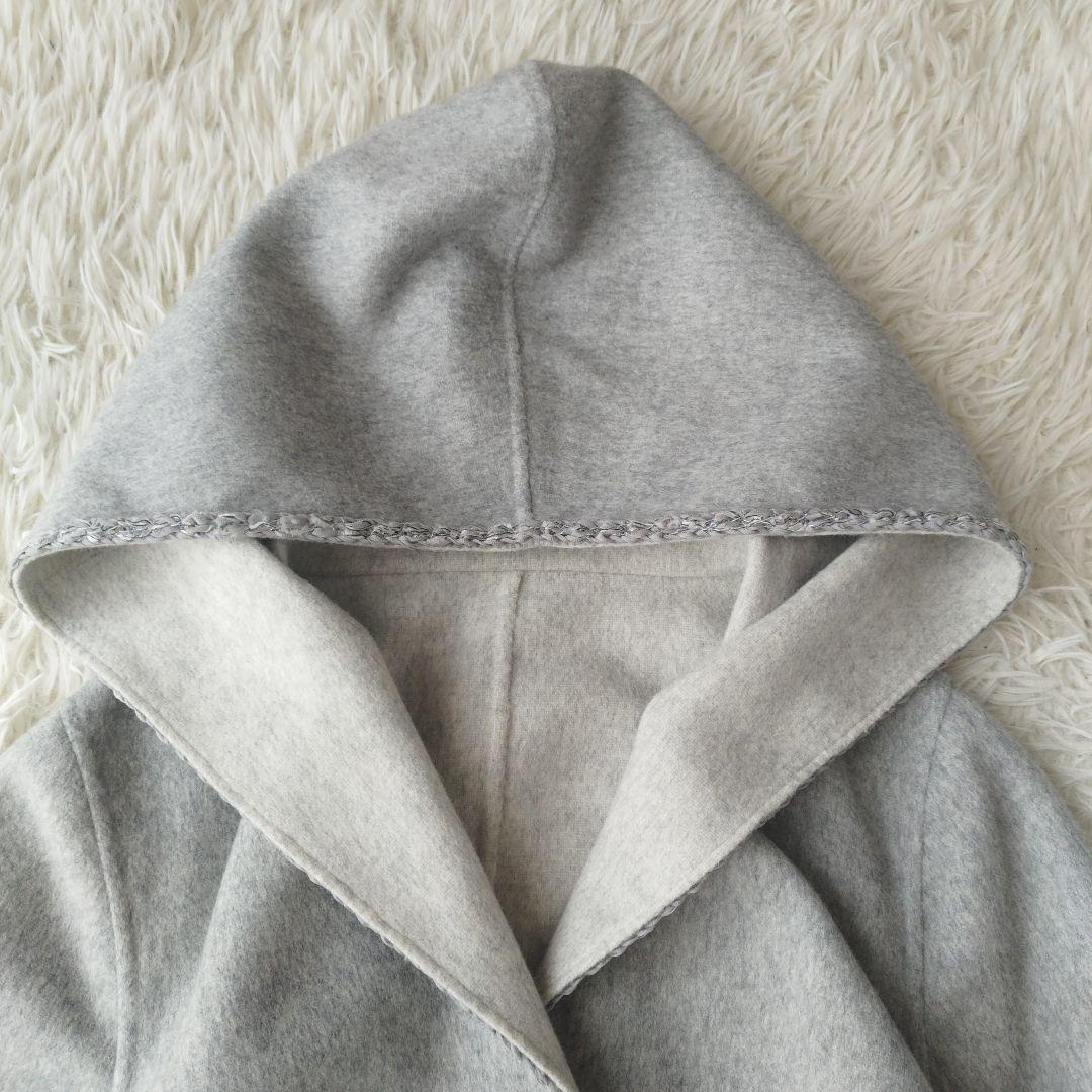 希少XL♡極美品✨トゥービーシック ウールリバーライトコート 上質 グレー 42
