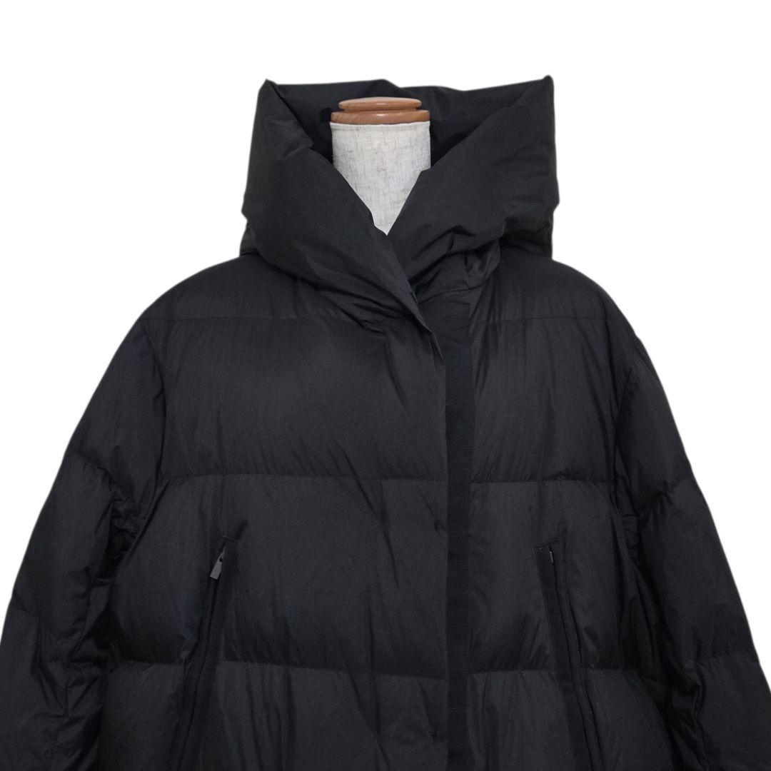 +J　ダウンロングコート　XXL　ブラック　ユニクロ　フード付