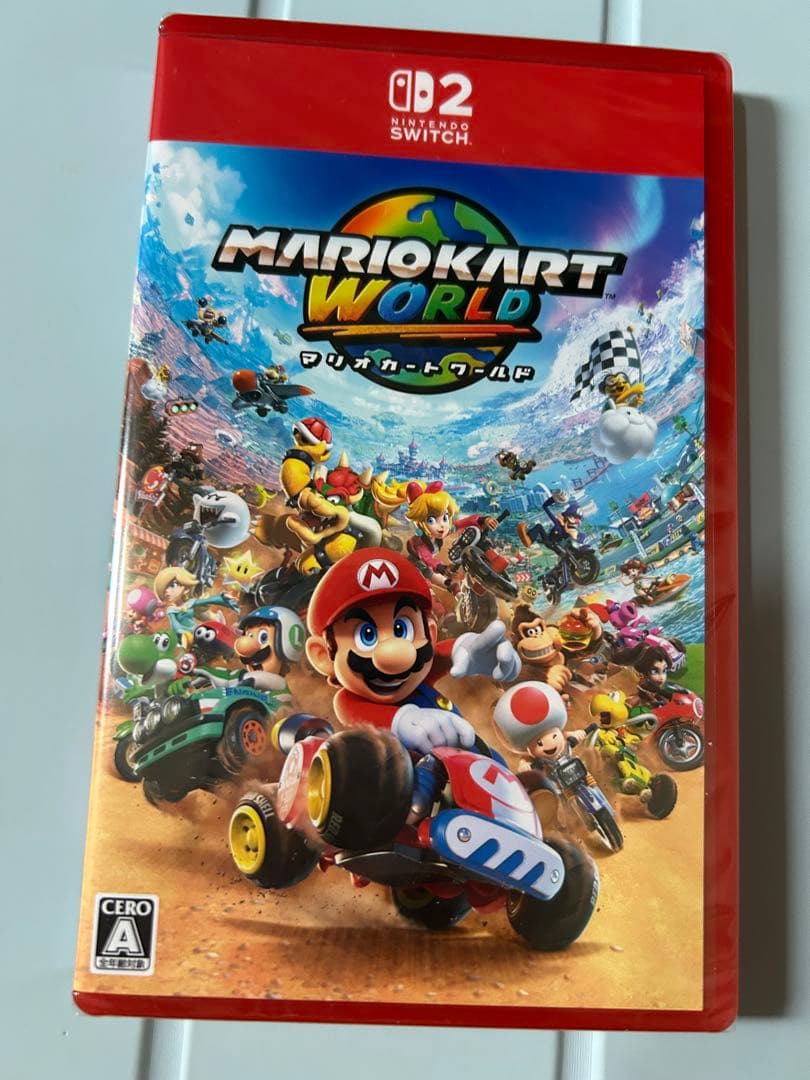 マリオカートワールド　switch ソフト　パッケージ版