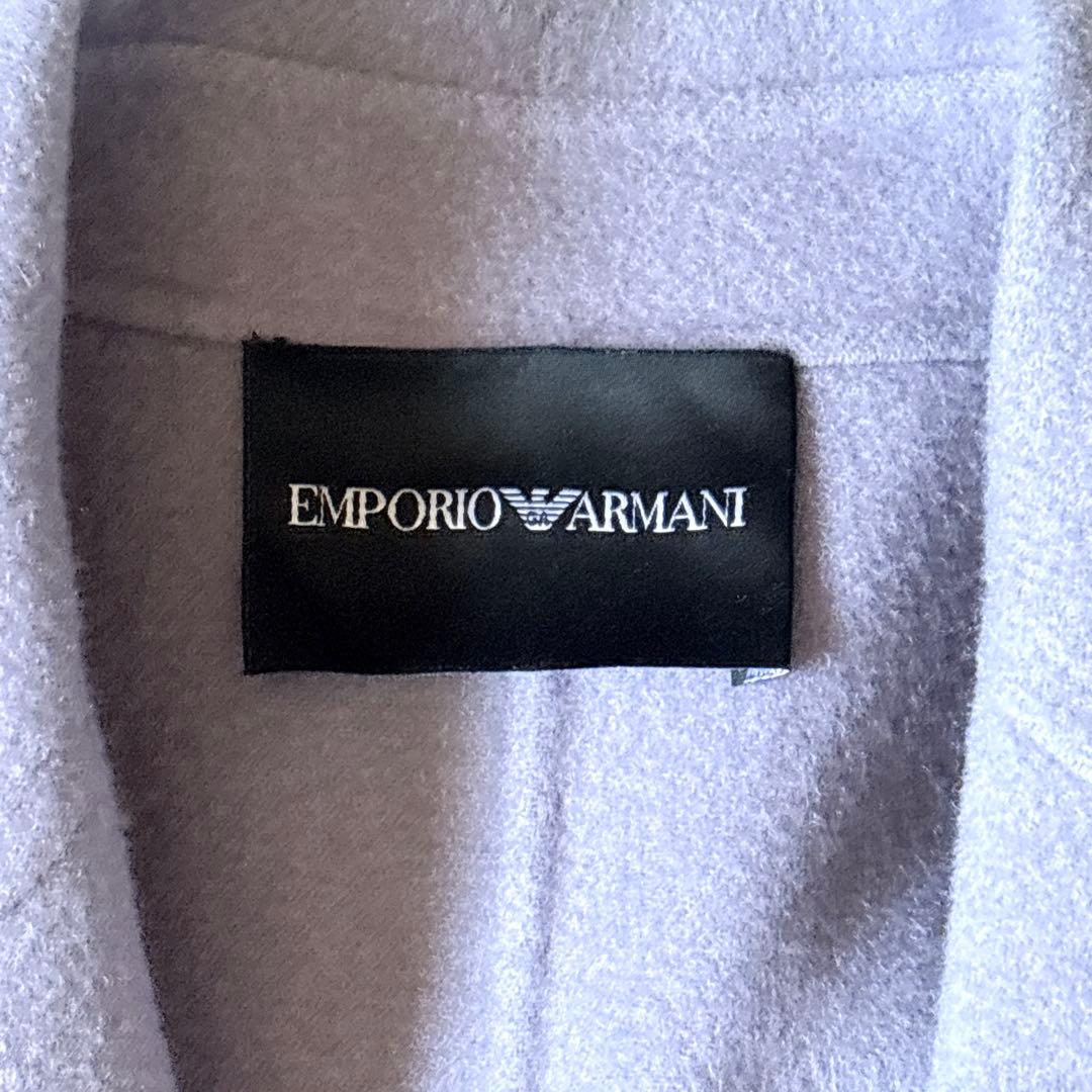 【EMPORIO ARMANI】カシミヤウールリバーコート　チェスターコート38