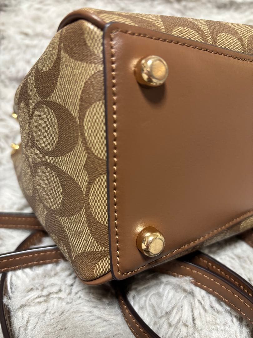 COACH コーチ シグネチャー柄2wayバッグ