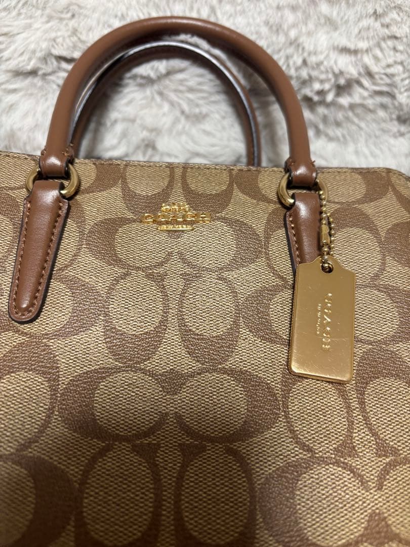 COACH コーチ シグネチャー柄2wayバッグ