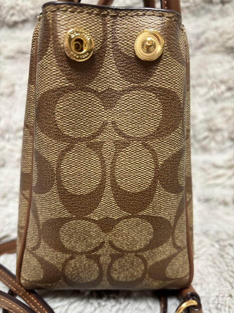 COACH コーチ シグネチャー柄2wayバッグ
