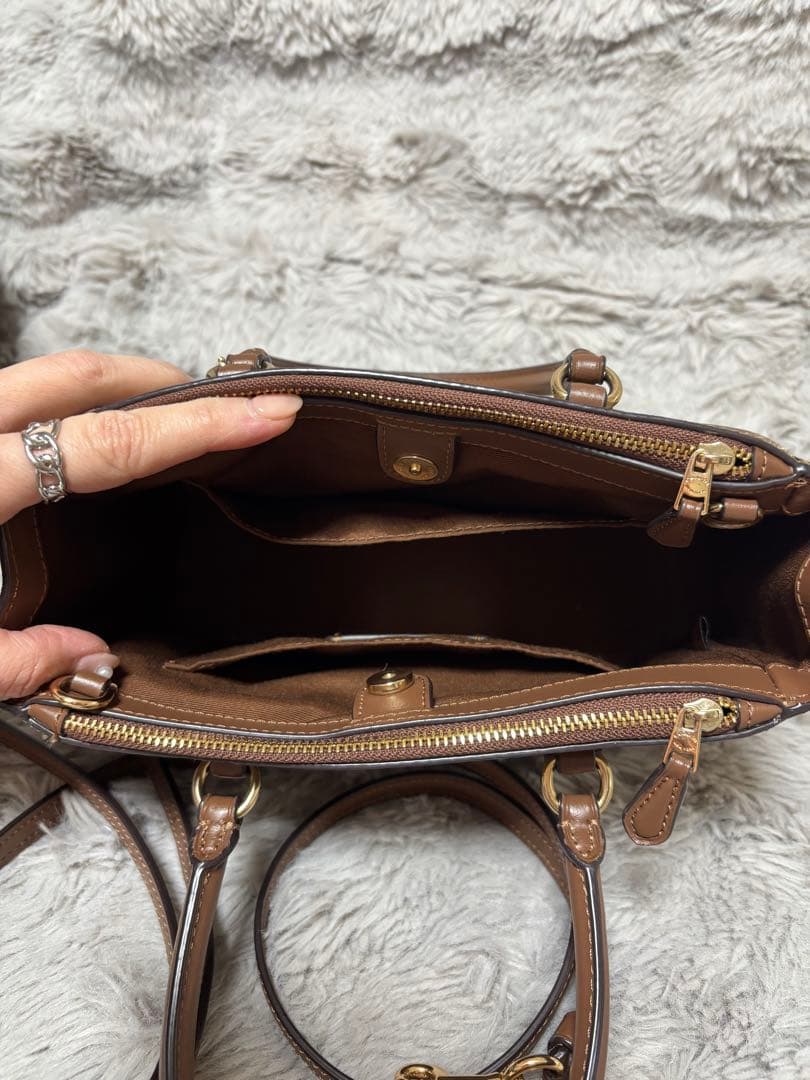 COACH コーチ シグネチャー柄2wayバッグ