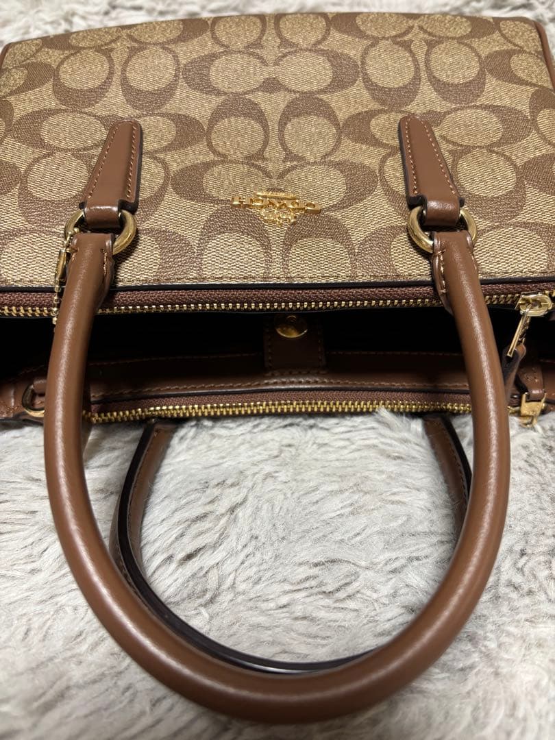 COACH コーチ シグネチャー柄2wayバッグ