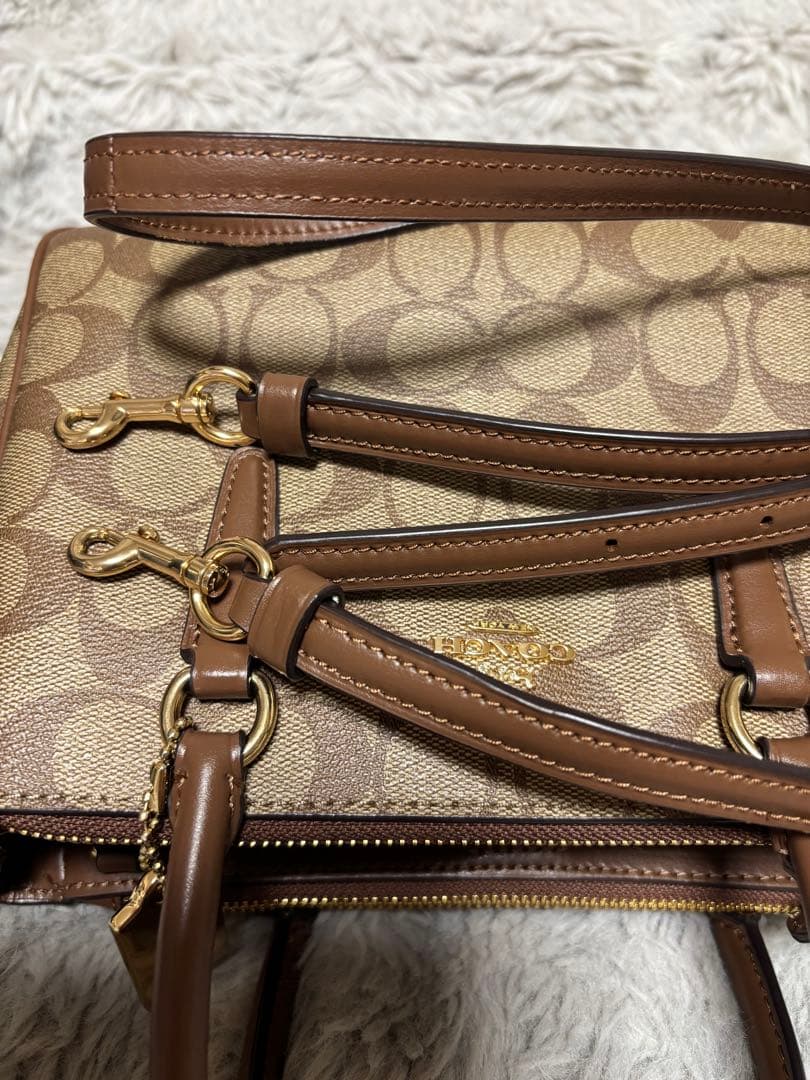 COACH コーチ シグネチャー柄2wayバッグ