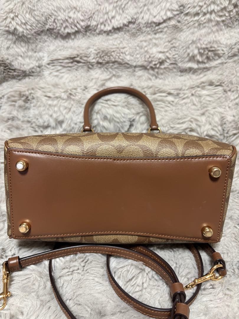 COACH コーチ シグネチャー柄2wayバッグ