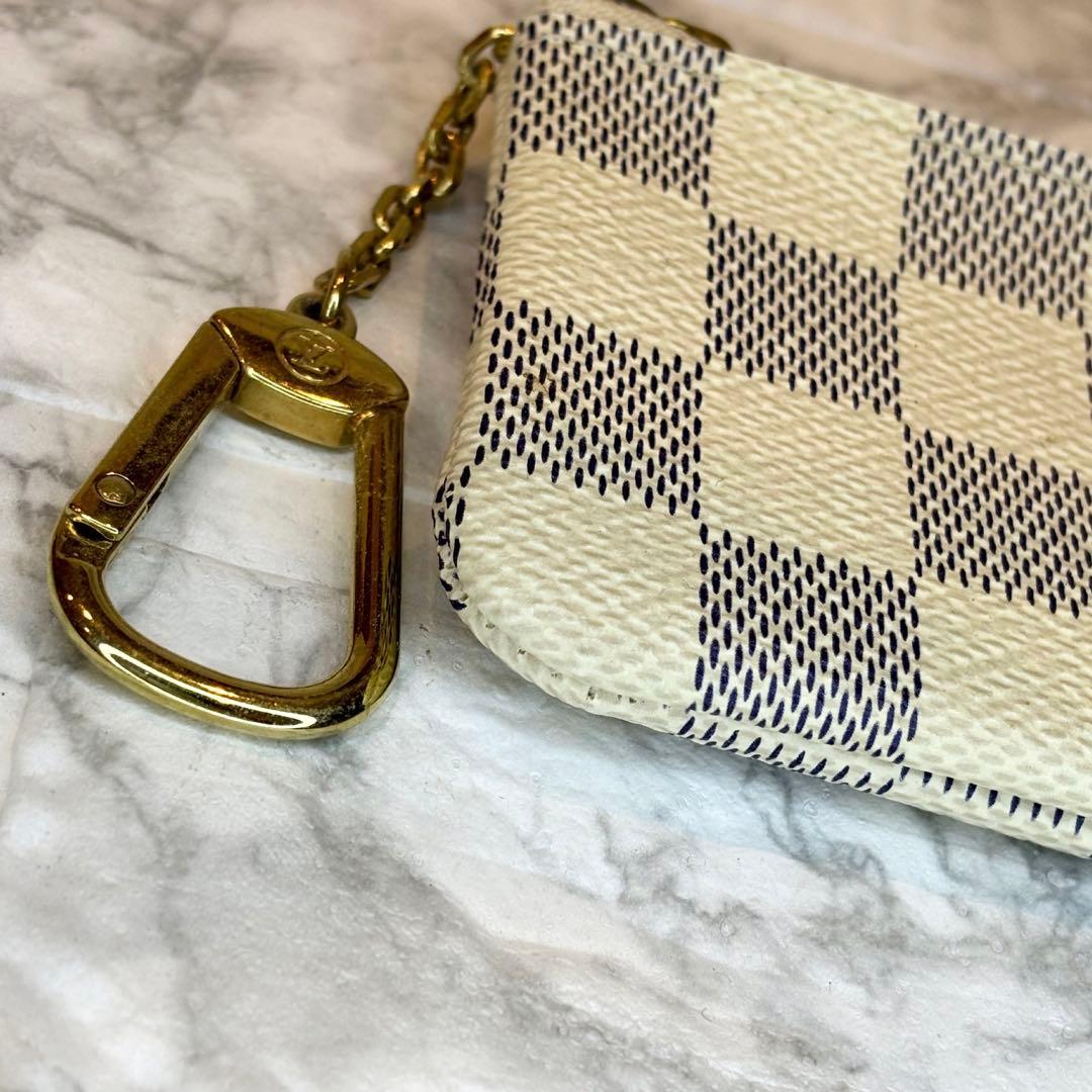 ルイヴィトン LV ポシェット クレ 小銭入れ ケース ダミエアズール