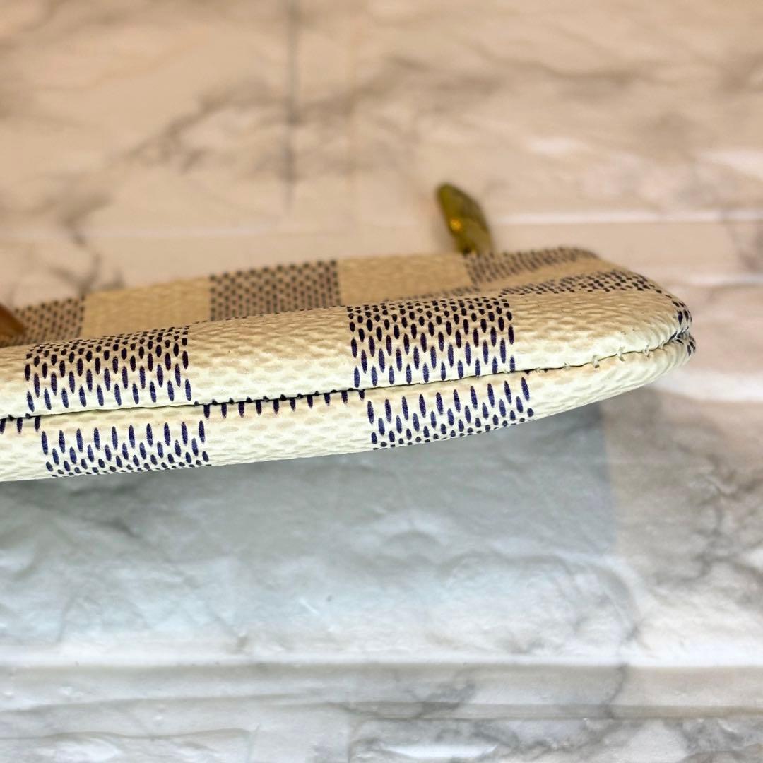 ルイヴィトン LV ポシェット クレ 小銭入れ ケース ダミエアズール