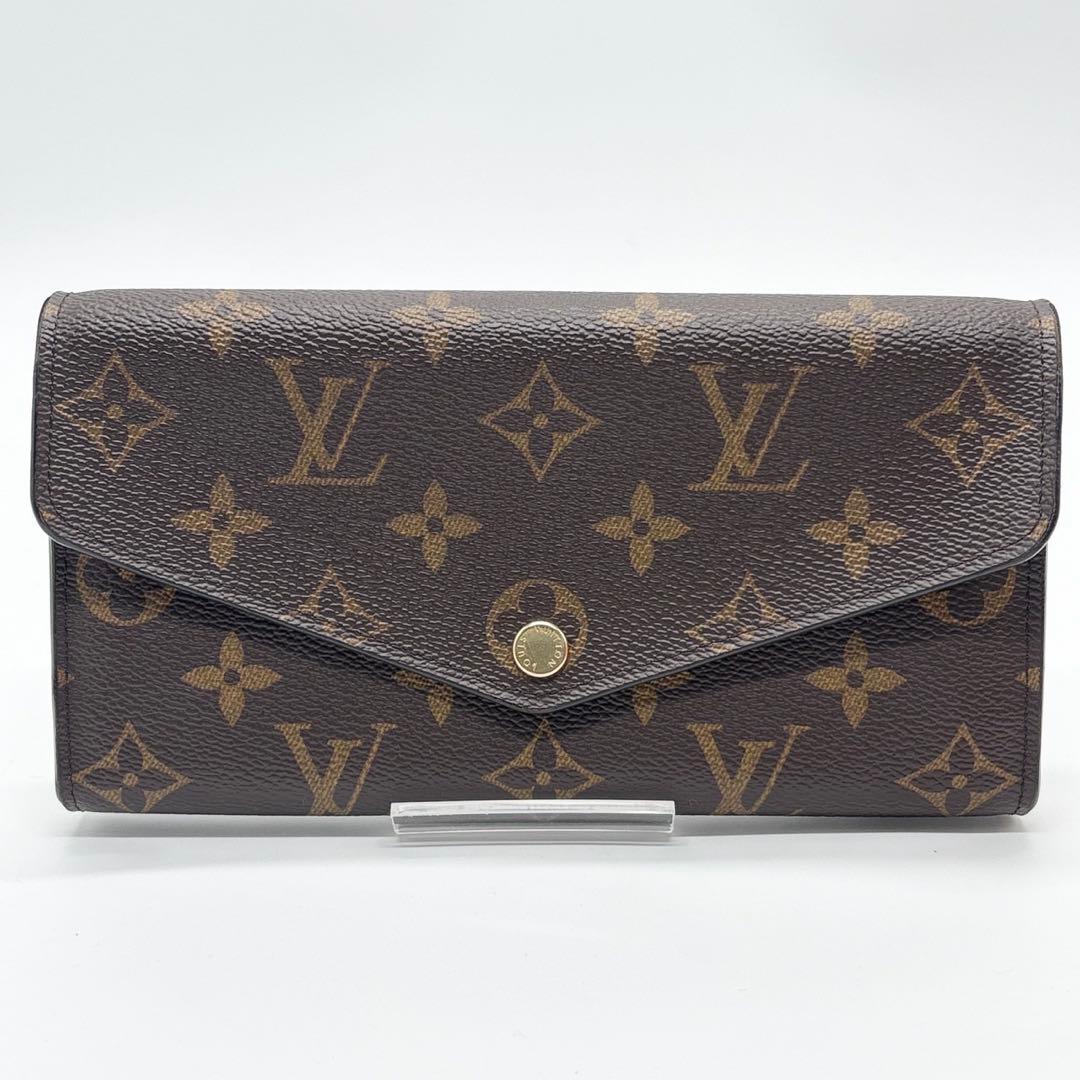 極美品 ルイヴィトン ポルトフォイユサラ モノグラム ブラウン M62235
