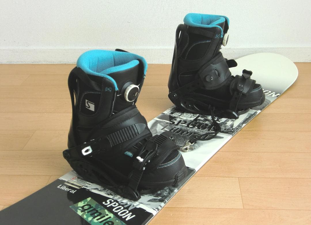 ■■12月・1月限定■送料無料■SPOON■子供用スノボセット■130/24■■