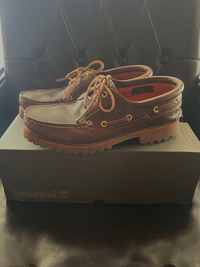Timberland 3eye ブラウン デッキシューズus8.5