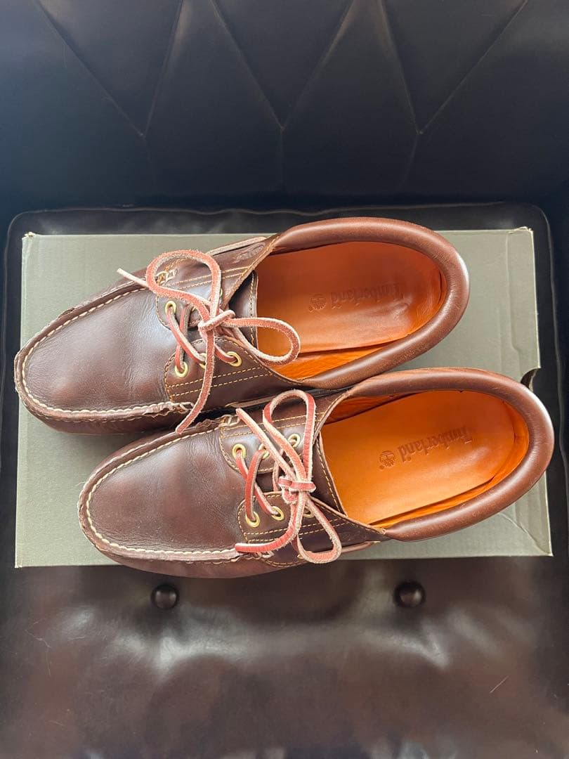 Timberland 3eye ブラウン デッキシューズus8.5