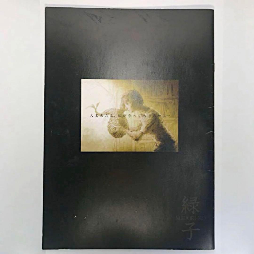 【サイン入り】緑子 MIDORI-KO パンフレット【黒坂圭太】