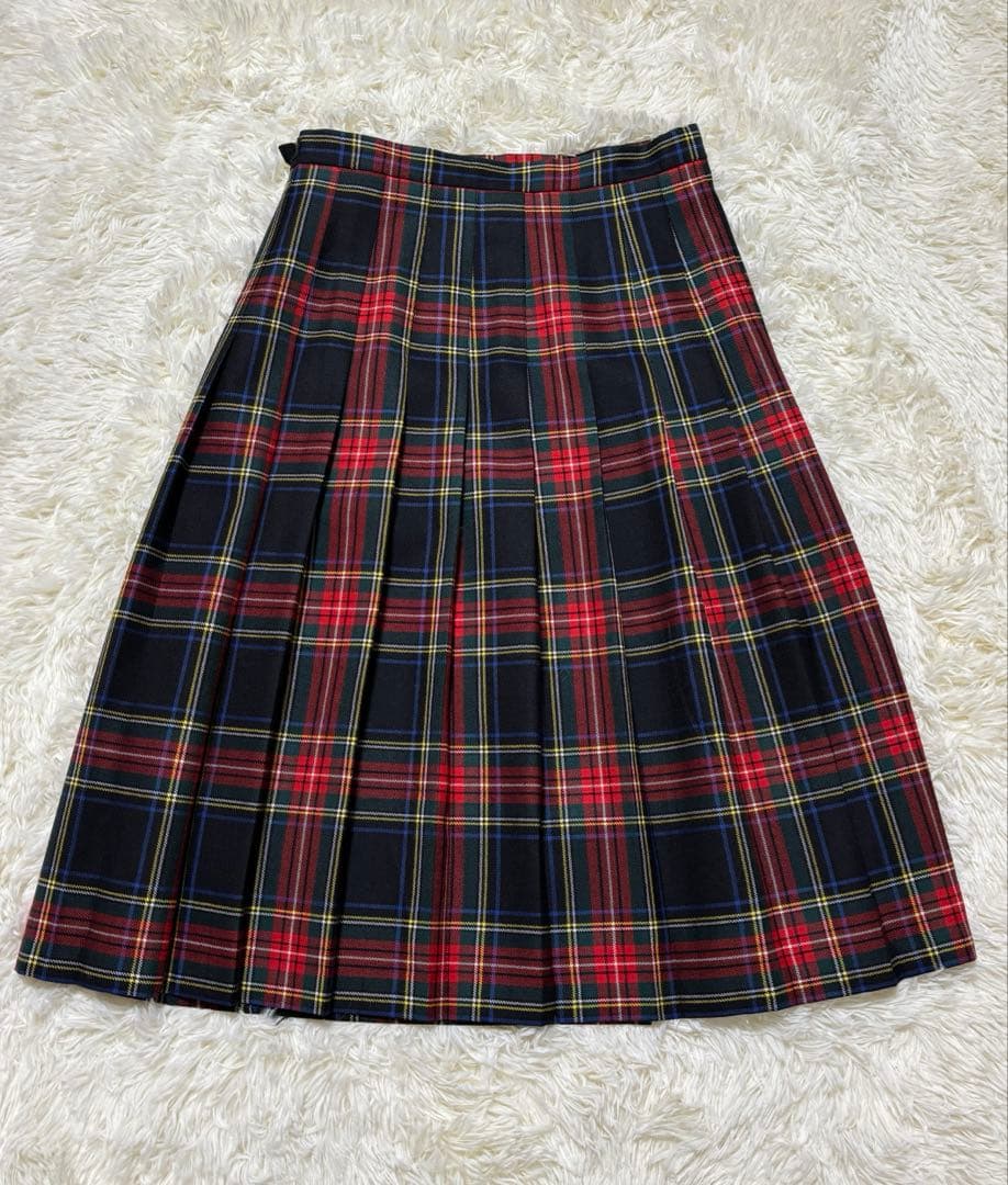 【美品】O’NEIL OF DUBLIN 赤 チェックスカート US8