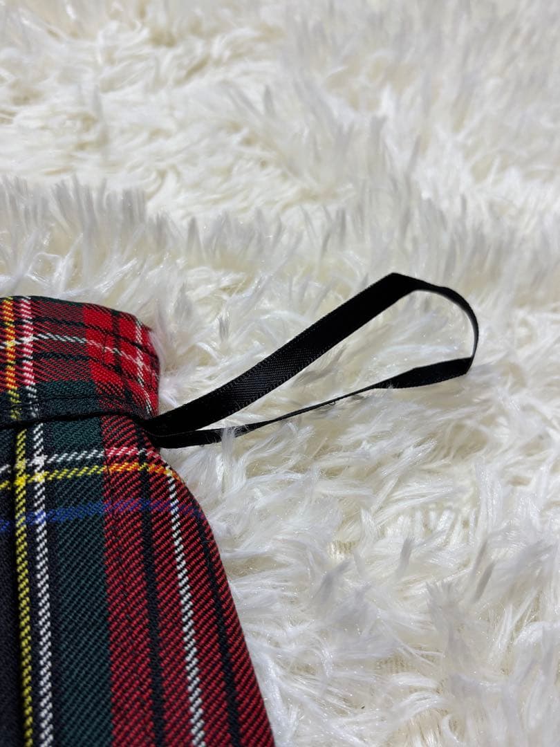 【美品】O’NEIL OF DUBLIN 赤 チェックスカート US8