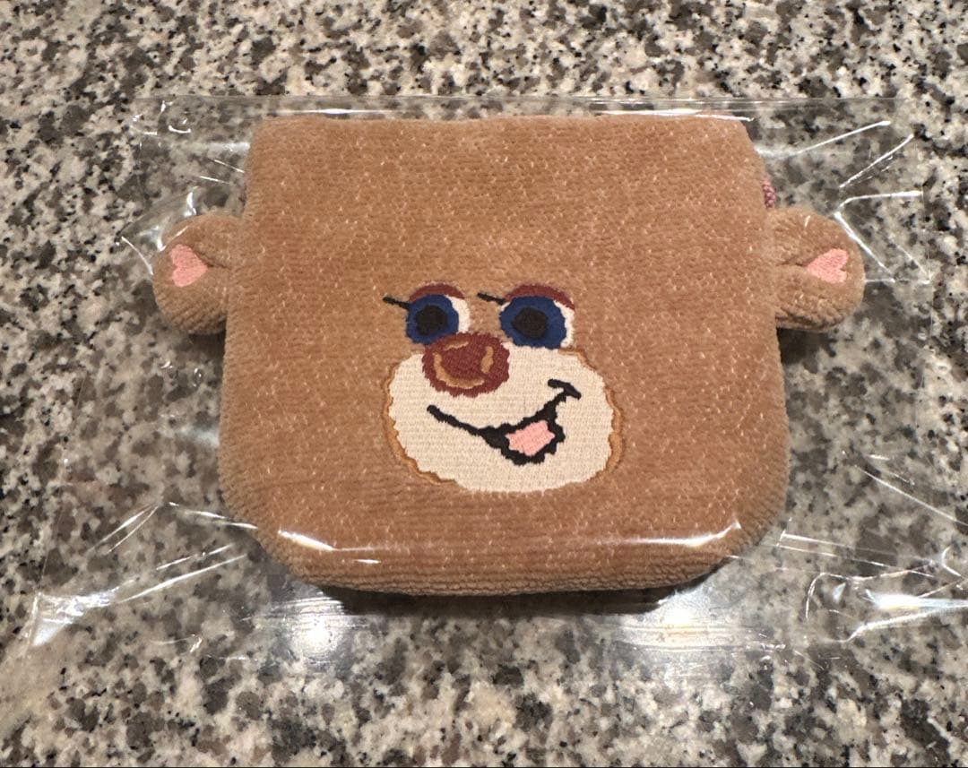 3日間限定　フェイラー　ドアップテディガール　耳付き巾着ポーチ　FEILER