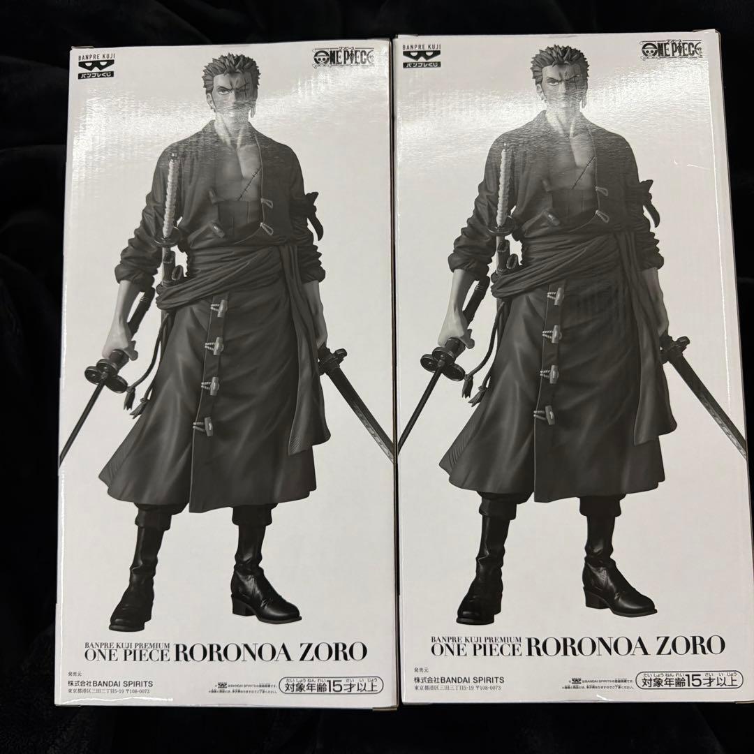 ワンピース　バンプレくじ　A賞&B賞　ゾロセット　未開封