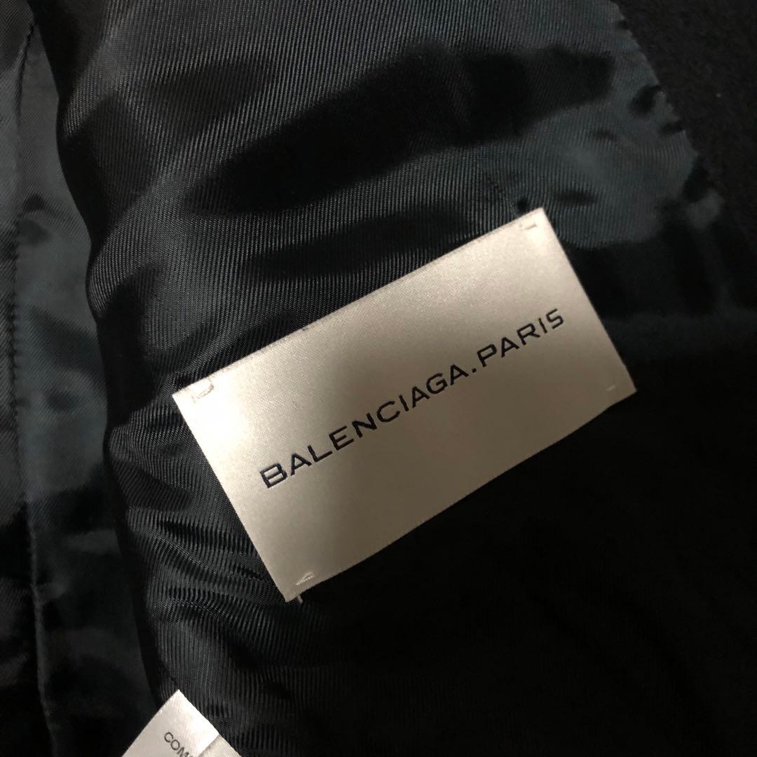 08AW ニコラ期 バレンシアガ ダッフルコート ミリタリー チンストラップ