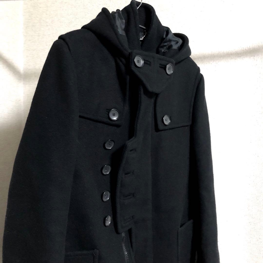 08AW ニコラ期 バレンシアガ ダッフルコート ミリタリー チンストラップ