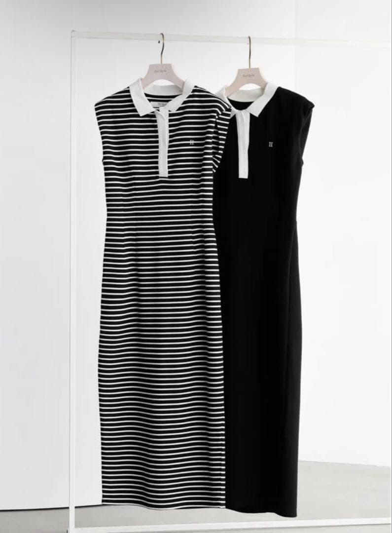 トップス Herlipto French Sleeve Polo Long Dress M