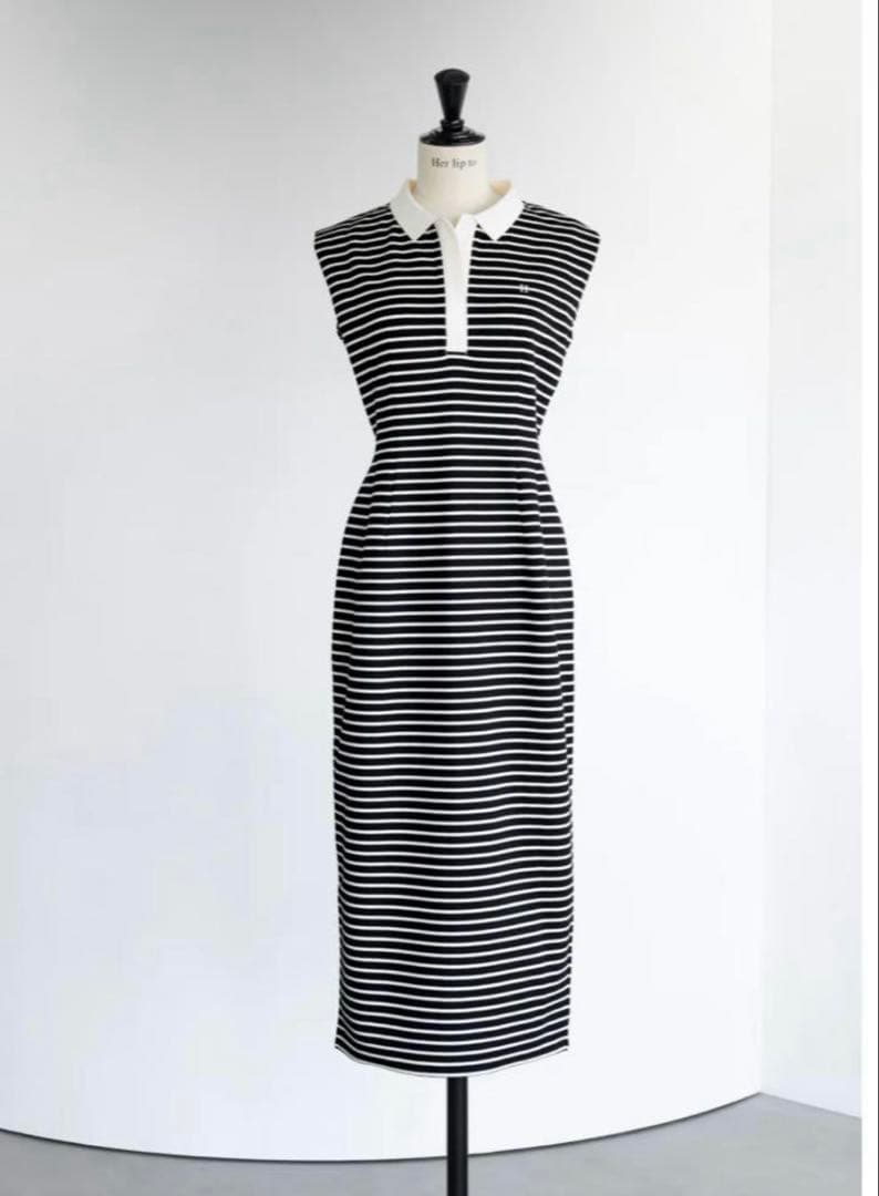 トップス Herlipto French Sleeve Polo Long Dress M