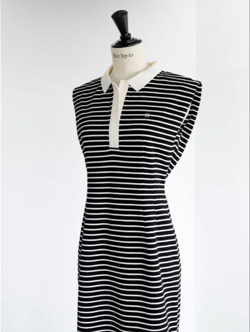 トップス Herlipto French Sleeve Polo Long Dress M
