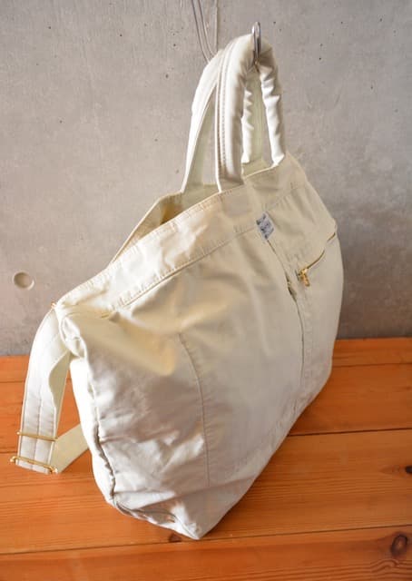 PORTER MILE ポーター マイル 2WAY トートバッグ オフホワイト