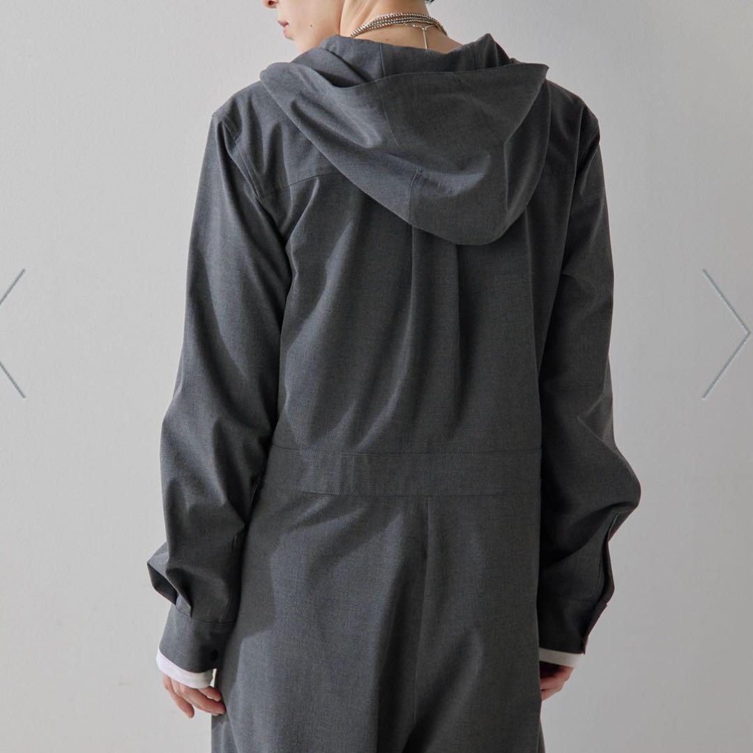 未使用ウィムガゼットTHE PAUSE フーディージャンプスーツグレー　FREE