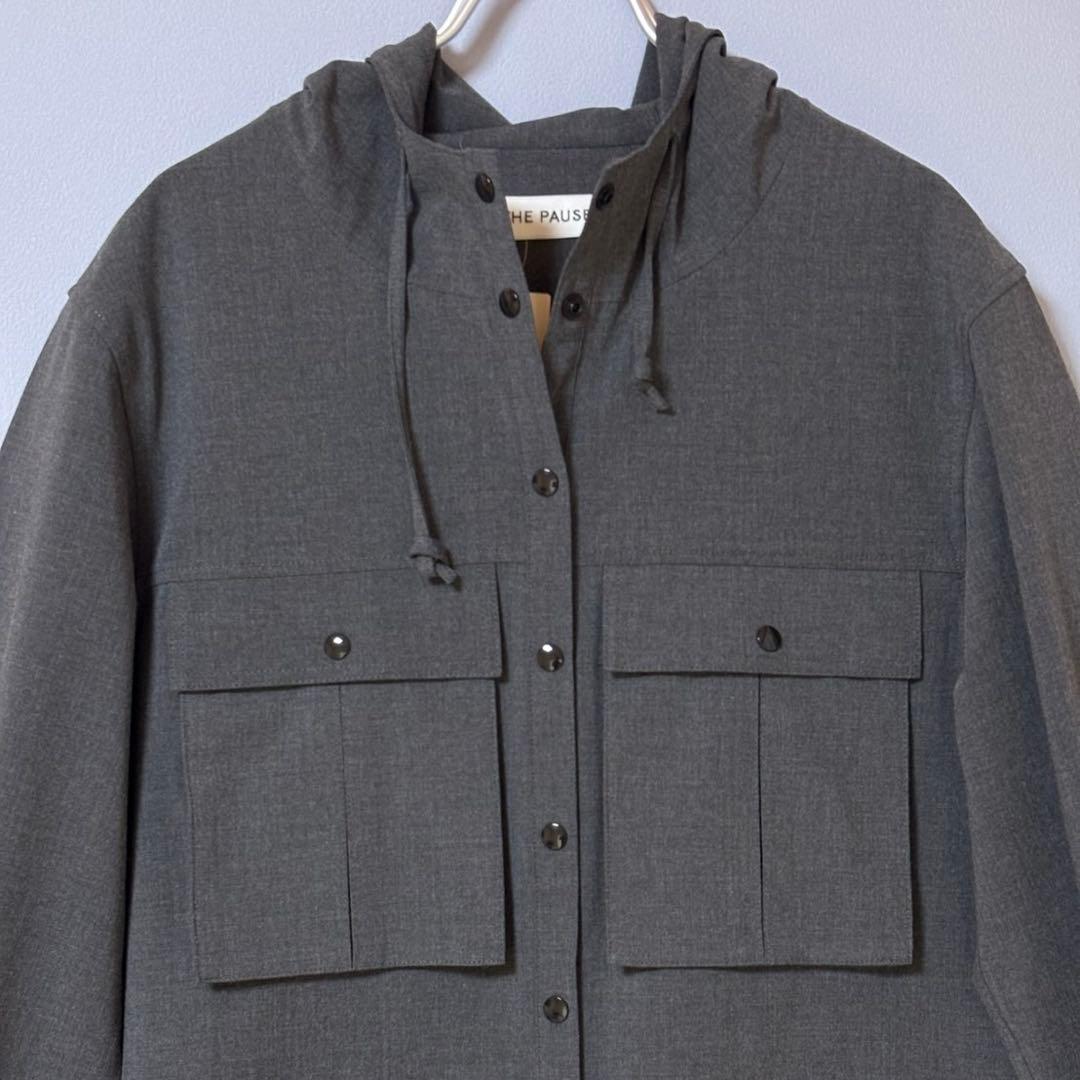 未使用ウィムガゼットTHE PAUSE フーディージャンプスーツグレー　FREE