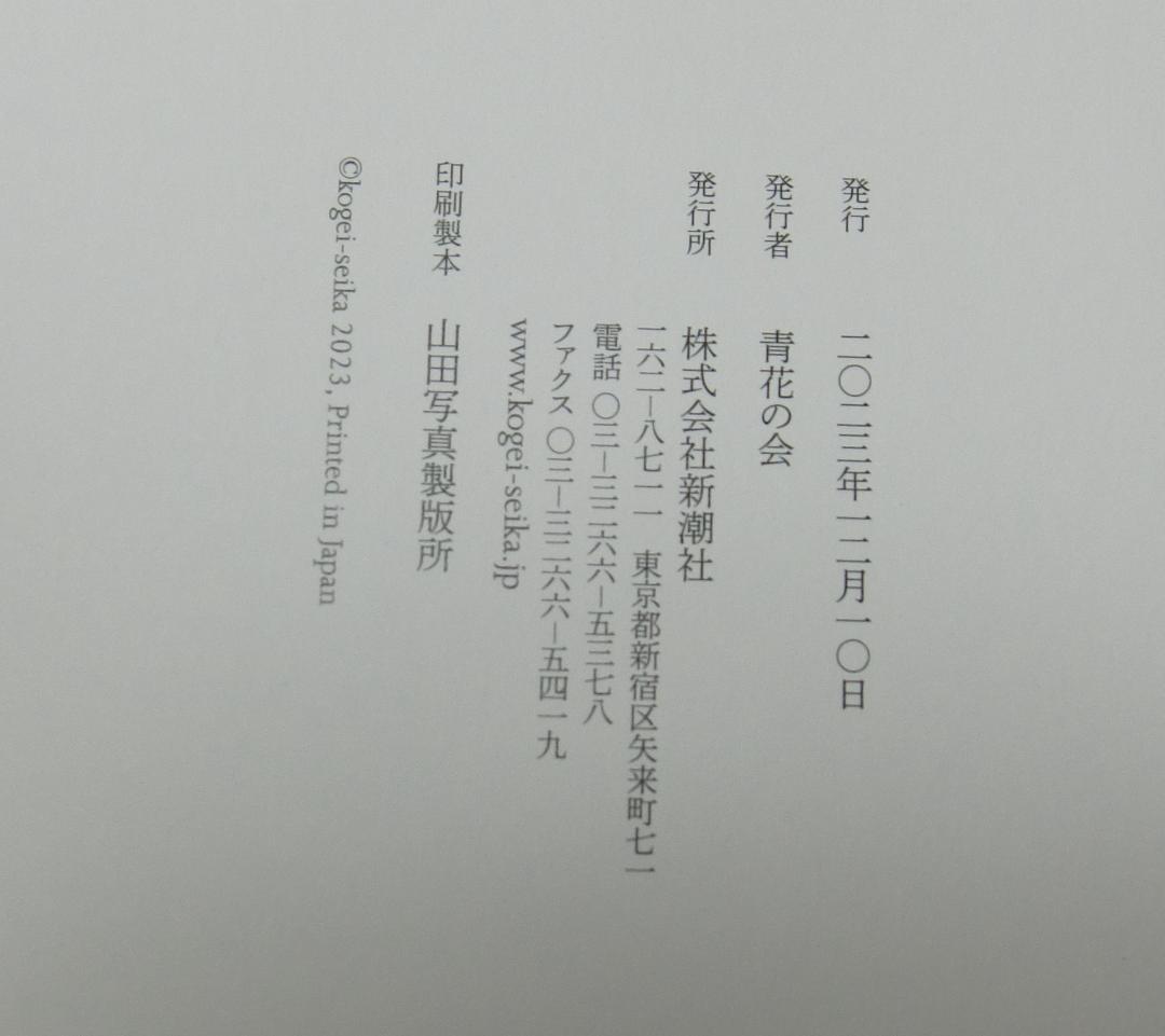 工芸青花19 新潮社