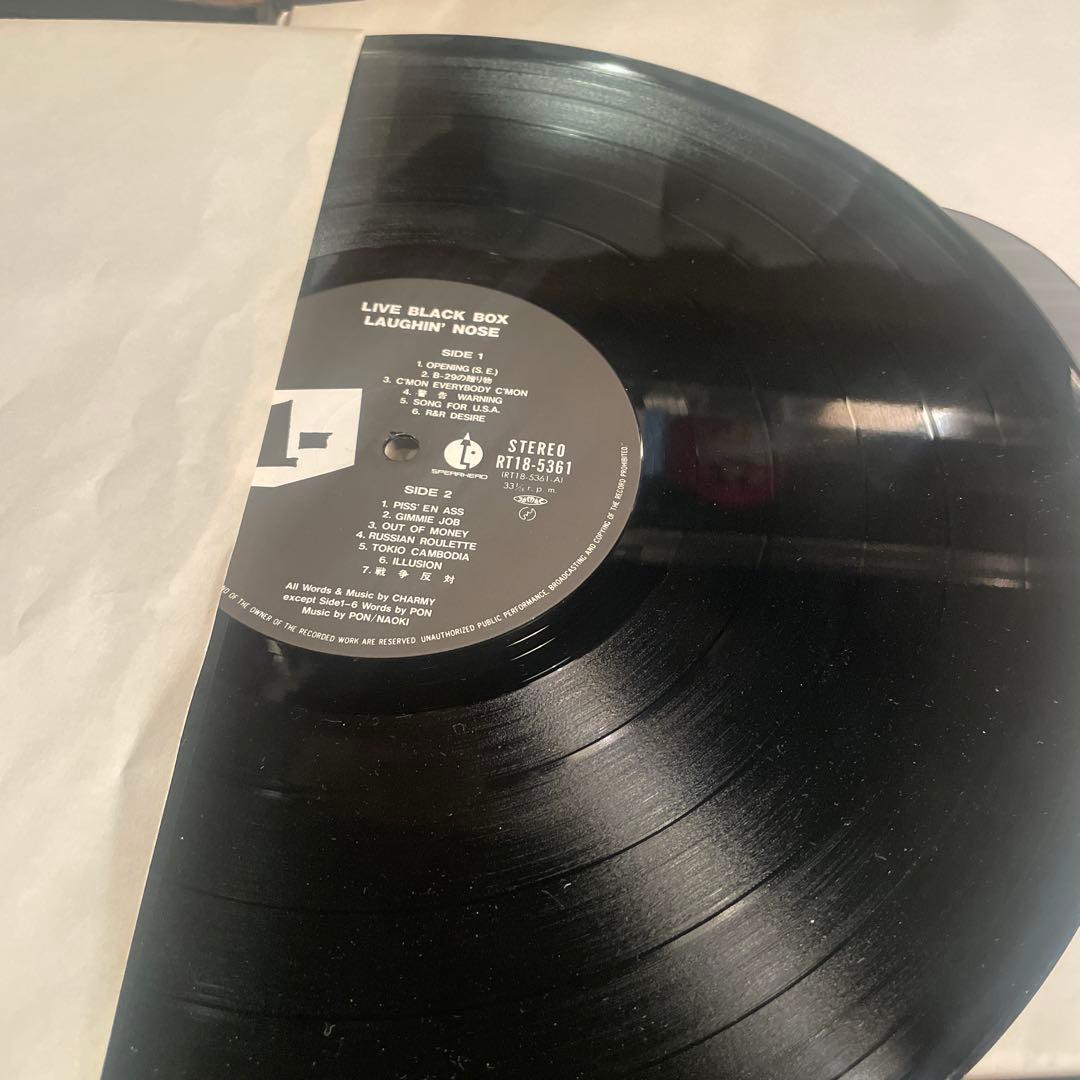 LAUGHIN’ NOSE LIVE BLACKBOX アナログ 2LP