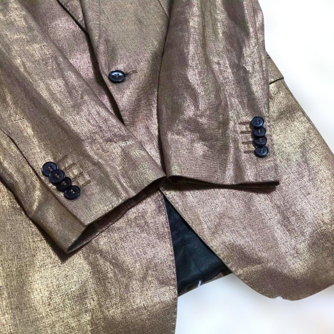 圧倒的存在感✨️ドルチェ&ガッバーナ ゴールド ドレスジャケット セットアップ