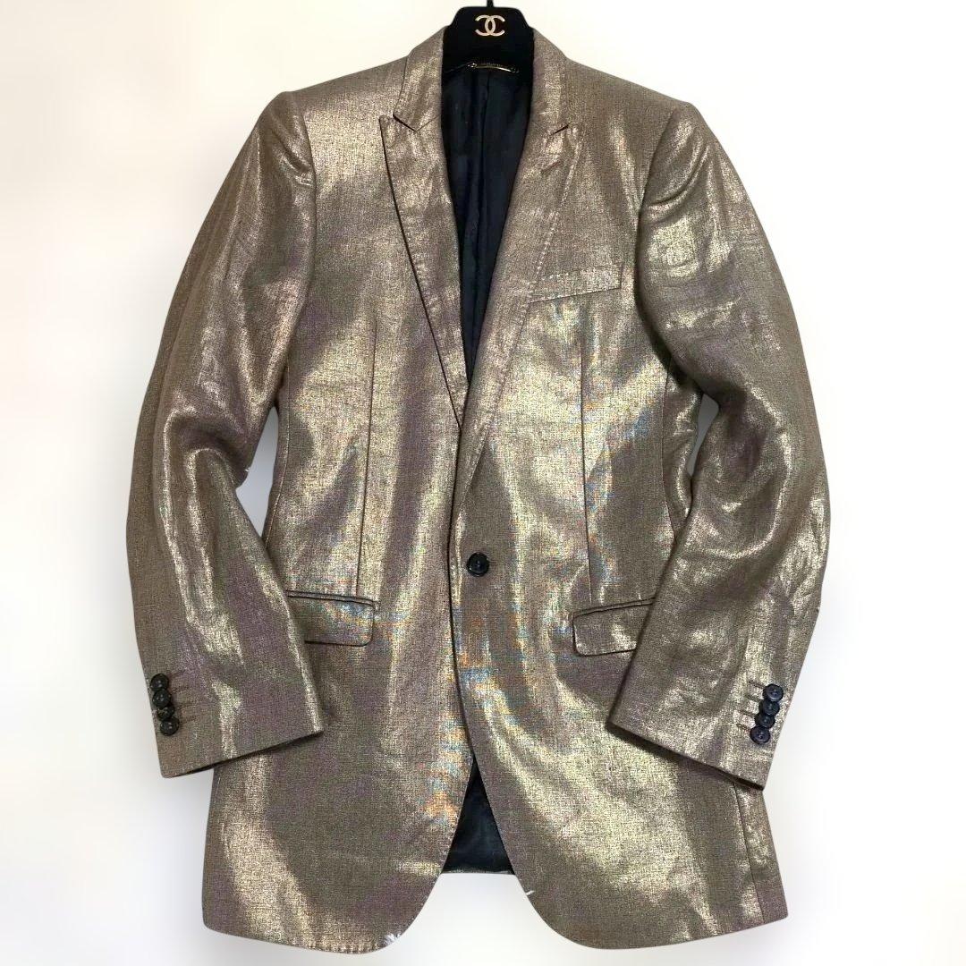 圧倒的存在感✨️ドルチェ&ガッバーナ ゴールド ドレスジャケット セットアップ