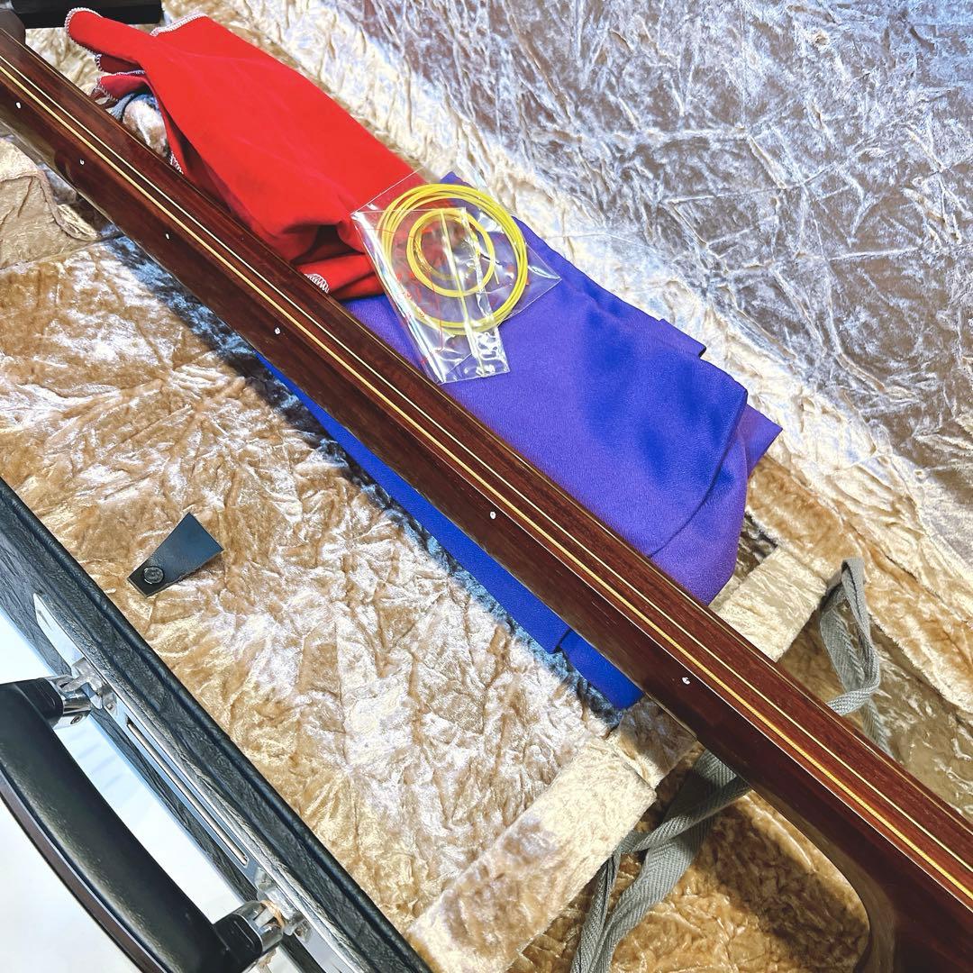 【津軽三味線】　太棹　紅木　東さわり　高級