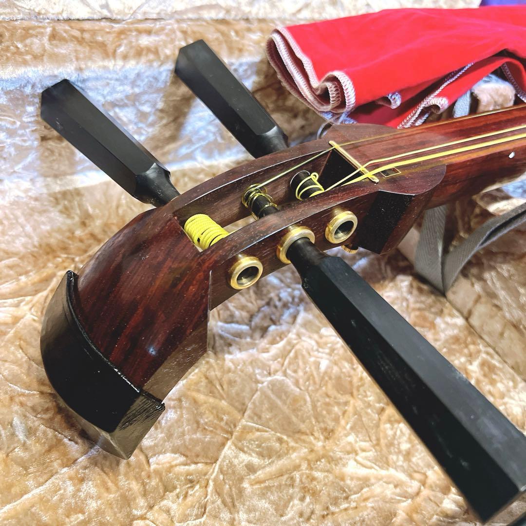 【津軽三味線】　太棹　紅木　東さわり　高級