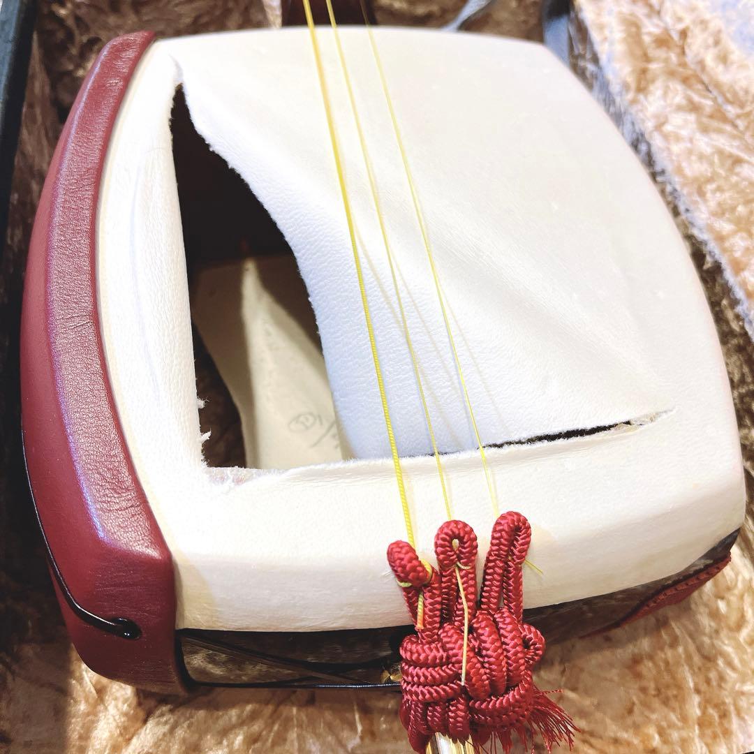 【津軽三味線】　太棹　紅木　東さわり　高級