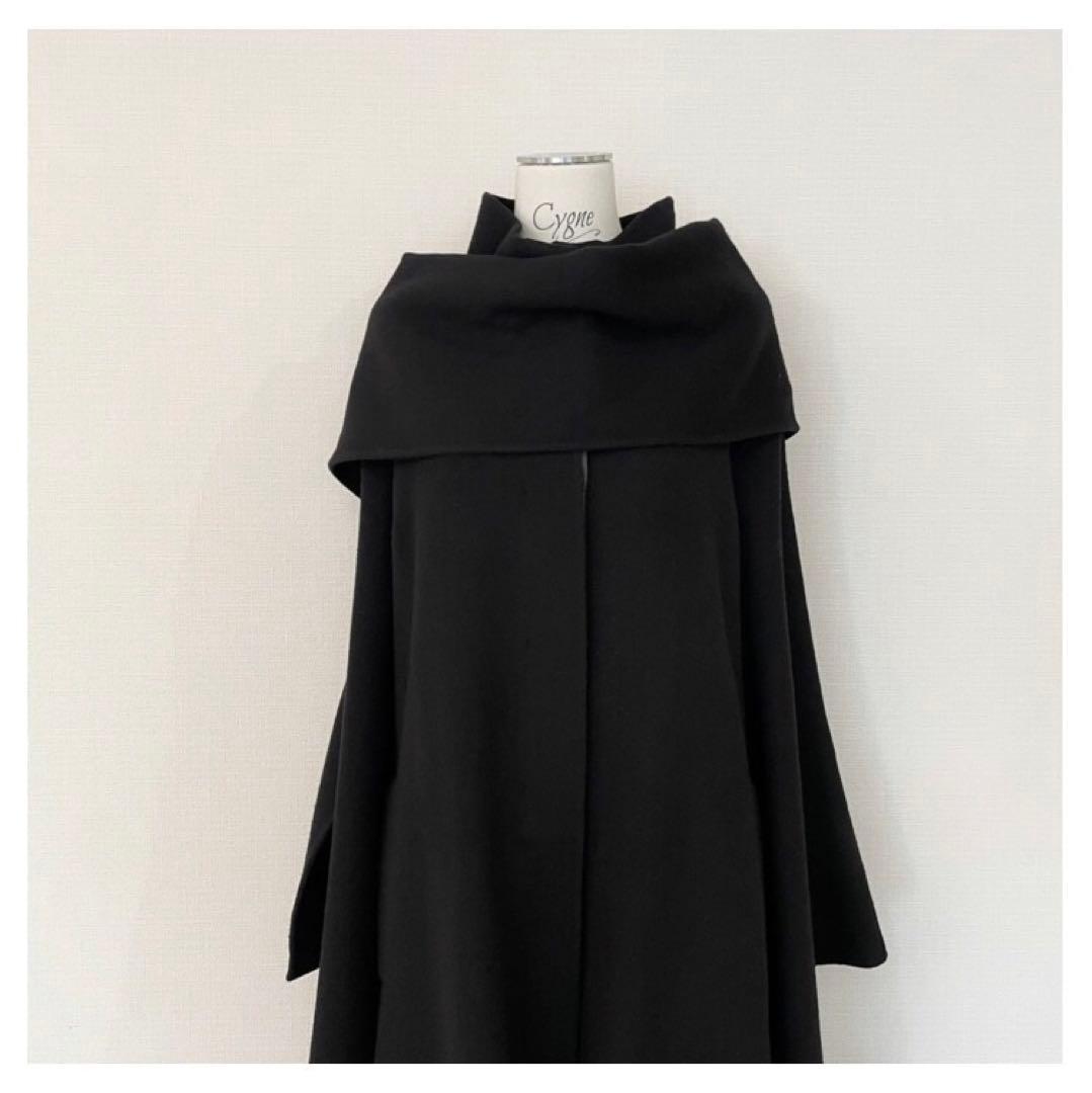 【新品】シーニュcygne マフラー付きランドスケープコート